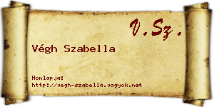 Végh Szabella névjegykártya
